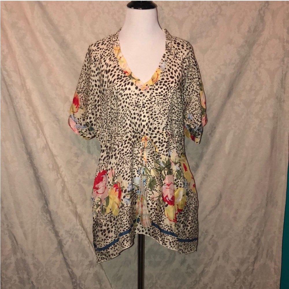 Johnny was leopard blouse